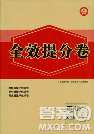 全效學(xué)習(xí)課時提優(yōu)2019全效提分卷8年級英語外研版答案