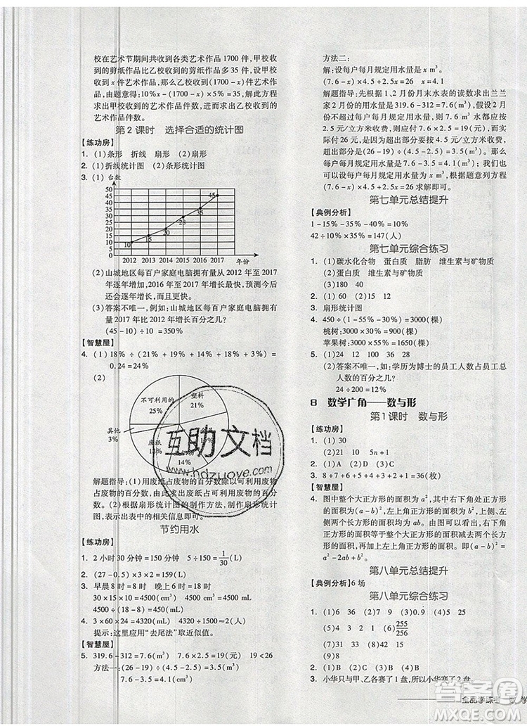 全品學(xué)練考六年級數(shù)學(xué)上冊人教版2019參考答案