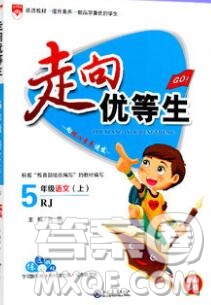 現(xiàn)代教育出版社2019年走向優(yōu)等生五年級語文上冊人教版答案