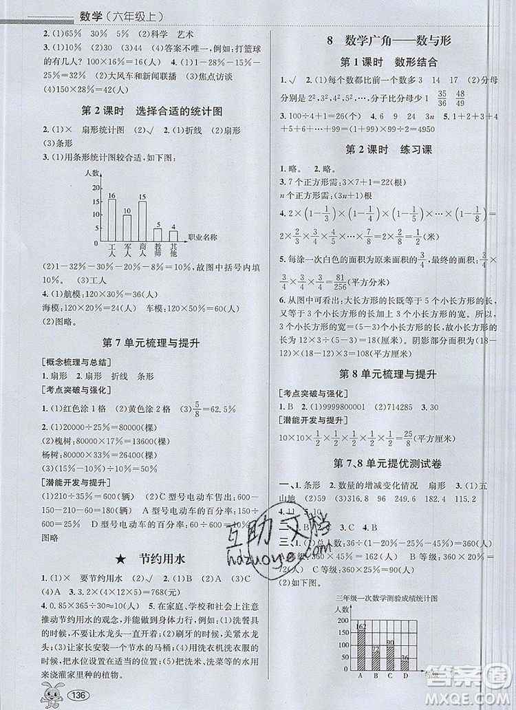 青島出版社2019年創(chuàng)新課時(shí)作業(yè)本六年級數(shù)學(xué)上冊人教版答案