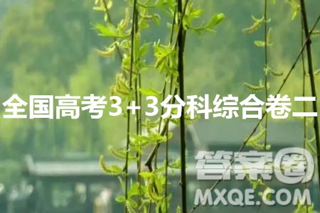 2020屆全國高考3+3分科綜合卷二理科數(shù)學(xué)試題及參考答案