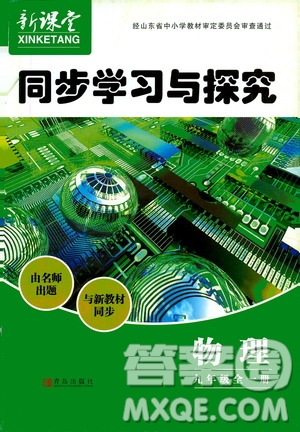 2019年新課堂同步學(xué)習(xí)與探究物理九年級(jí)全一冊(cè)人教版參考答案