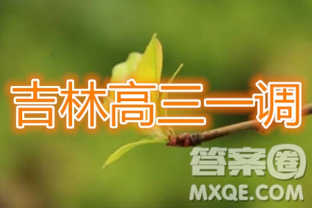 吉林市普通中學(xué)2019-2020學(xué)年度高中畢業(yè)班第一次調(diào)研測試歷史試題及參考答案