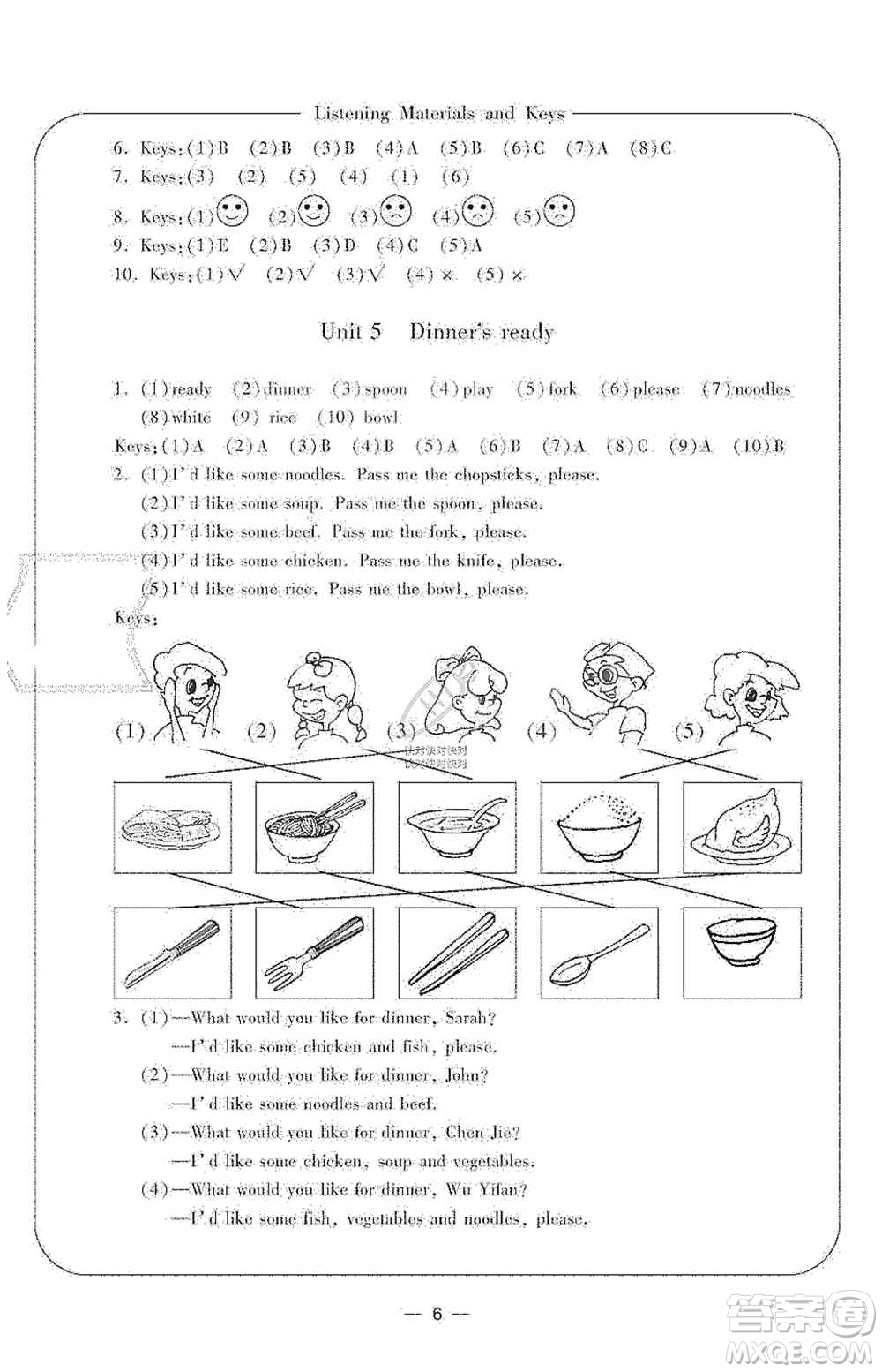 寧波出版社2019新課標(biāo)學(xué)習(xí)方法指導(dǎo)叢書四年級(jí)英語上冊(cè)人教版答案