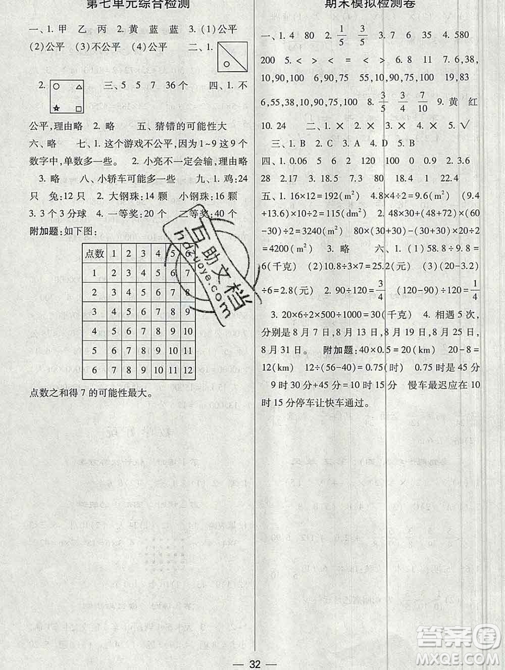 河海大學(xué)出版社2019新版經(jīng)綸學(xué)典棒棒堂五年級(jí)數(shù)學(xué)上冊(cè)北師版答案