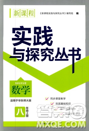 2019年新課程實(shí)踐與探究叢書數(shù)學(xué)八年級上冊華東師大版參考答案