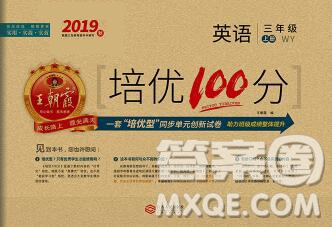 2019秋外研版王朝霞培優(yōu)100分三年級英語上冊答案