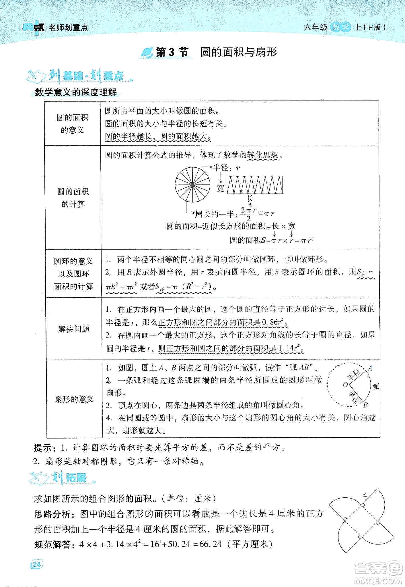 2019典中點(diǎn)名師劃重點(diǎn)六年級(jí)數(shù)學(xué)上冊(cè)人教版答案