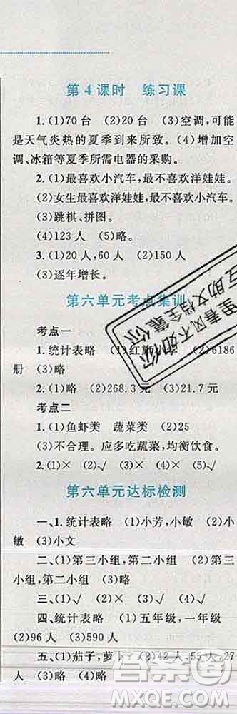 2019年小學同步考優(yōu)化設計小超人作業(yè)本五年級數(shù)學上冊蘇教版答案