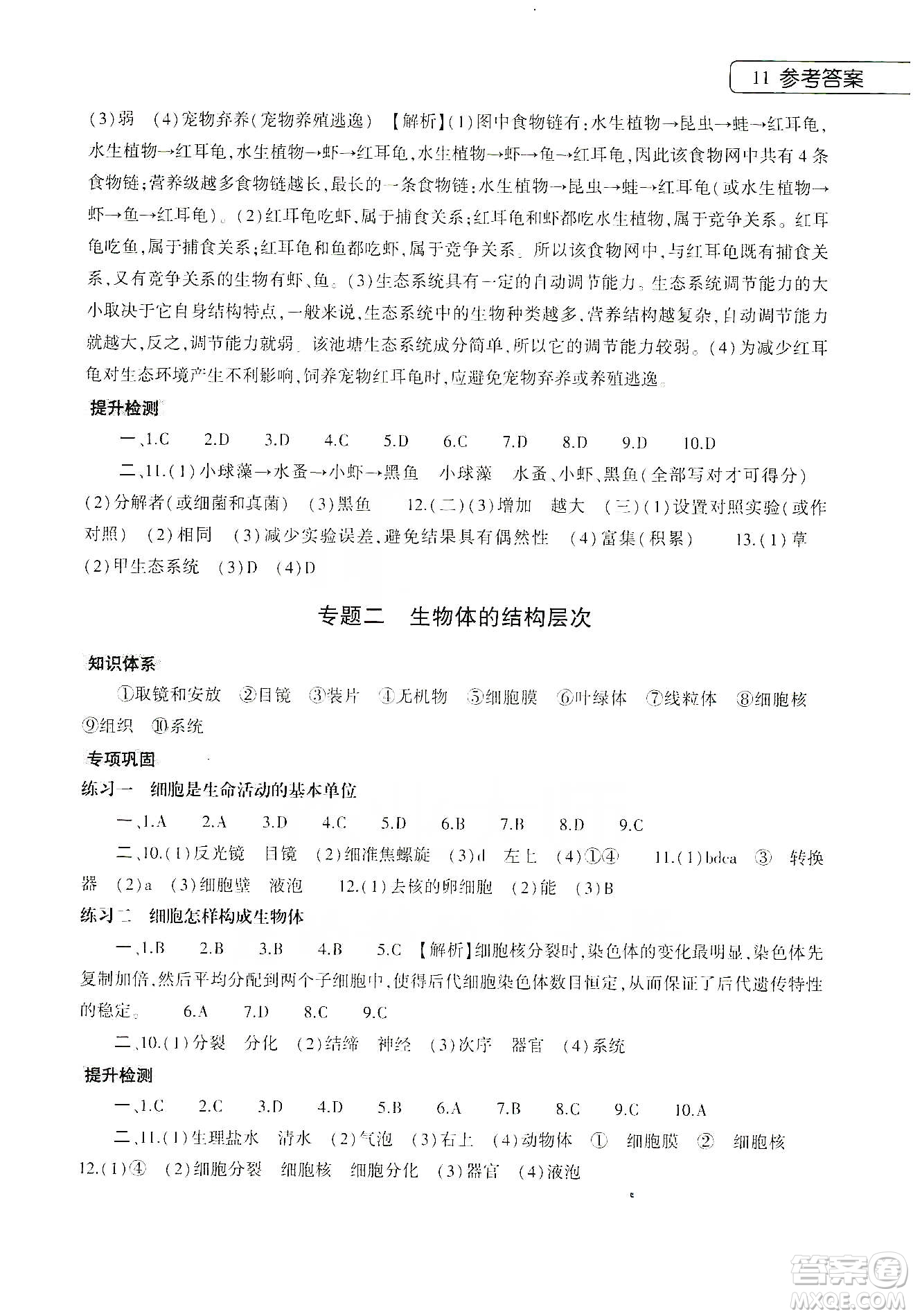 大象出版社2020寒假作業(yè)本七年級(jí)數(shù)學(xué)地理生物學(xué)合訂本答案