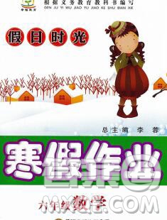 陽光出版社2020年假日時光寒假作業(yè)六年級數(shù)學(xué)人教版答案