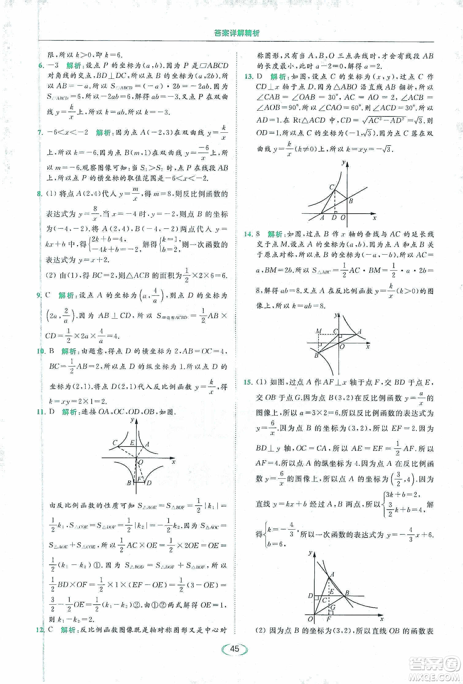 云南美術(shù)出版社2020亮點(diǎn)給力提優(yōu)課時(shí)作業(yè)本八年級(jí)下冊(cè)數(shù)學(xué)新課標(biāo)江蘇版答案