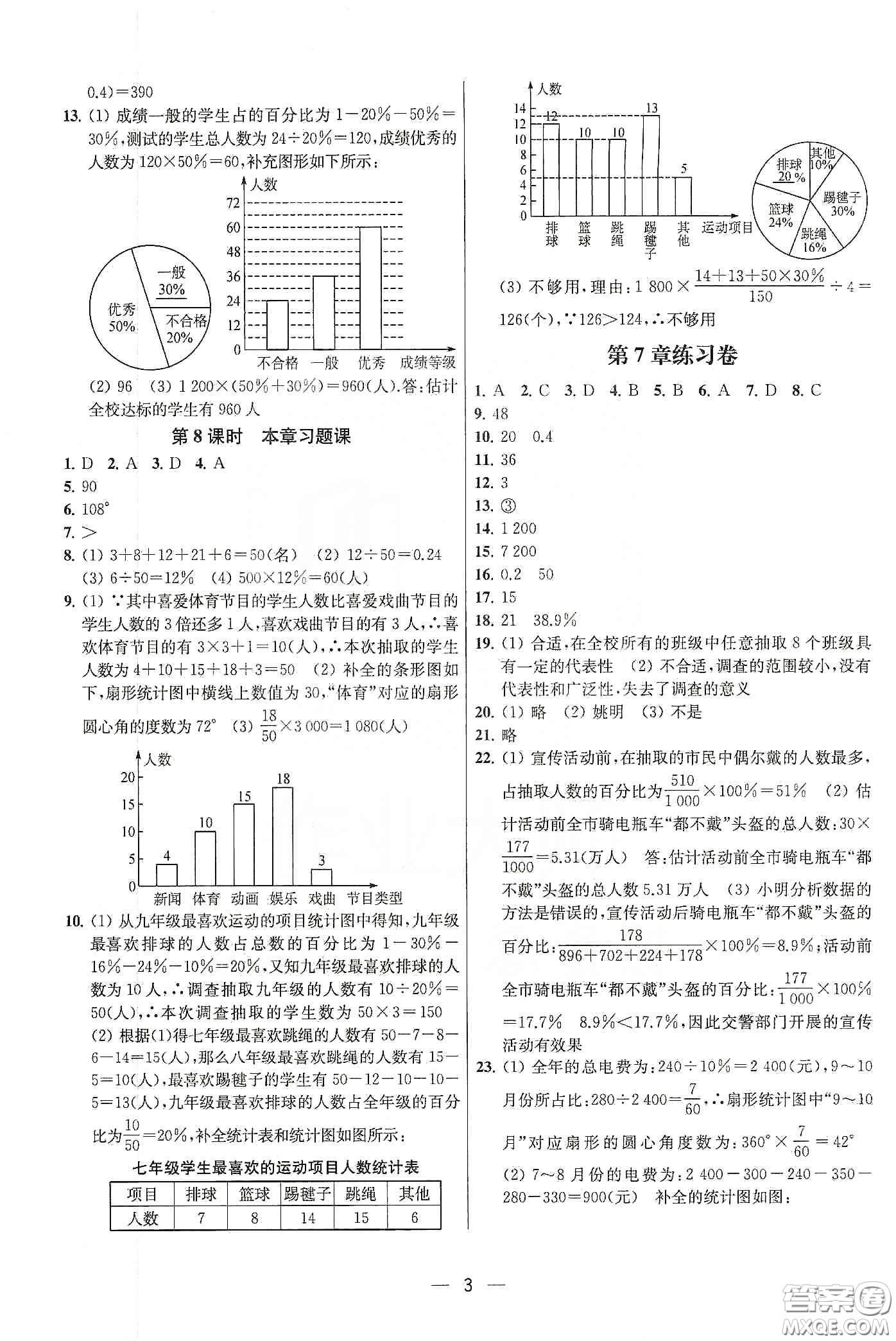 南京大學(xué)出版社2020提優(yōu)訓(xùn)練課課練八年級數(shù)學(xué)下冊課標(biāo)江蘇版答案