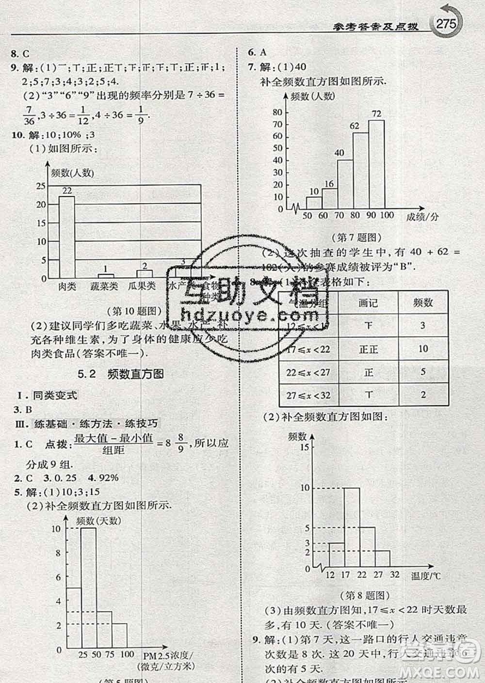 吉林教育出版社2020春特高級教師點撥八年級數(shù)學下冊湘教版答案