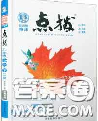 吉林教育出版社2020春特高級教師點撥九年級數(shù)學(xué)下冊湘教版答案