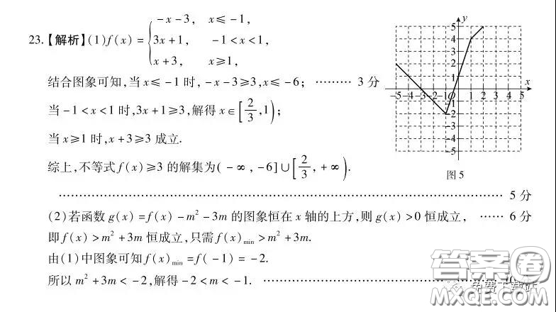 百師聯(lián)盟2020屆高三練習(xí)五全國(guó)卷I文科數(shù)學(xué)試題及答案