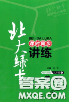 東北師范大學出版社2020北大綠卡課時同步講練九年級英語下冊外研版答案