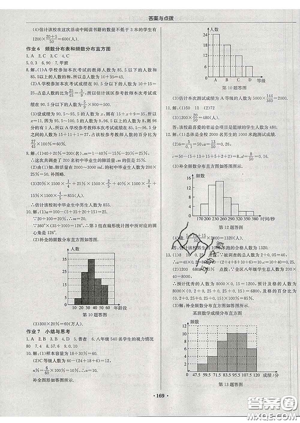 龍門書局2020新版啟東中學(xué)作業(yè)本八年級(jí)數(shù)學(xué)下冊(cè)江蘇版答案