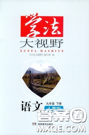 湖南教育出版社2020年學(xué)法大視野語文九年級(jí)下冊(cè)人教版參考答案