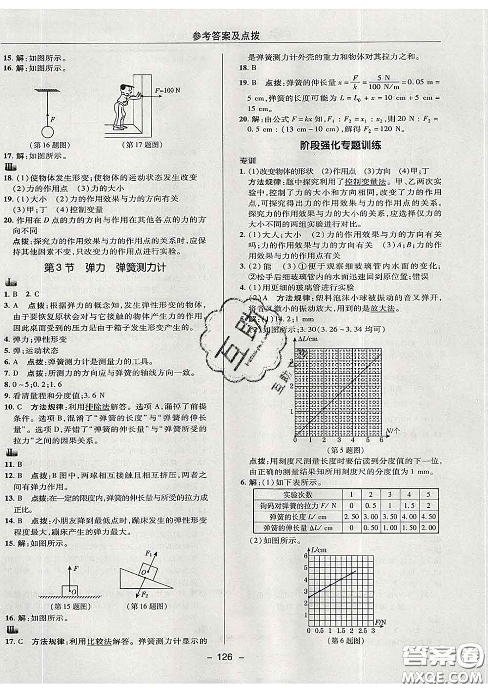 2020春綜合應(yīng)用創(chuàng)新題典中點(diǎn)八年級(jí)物理下冊(cè)教科版答案