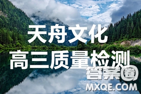 天舟文化2020年3月全國(guó)高三質(zhì)量檢測(cè)文科數(shù)學(xué)試題及答案