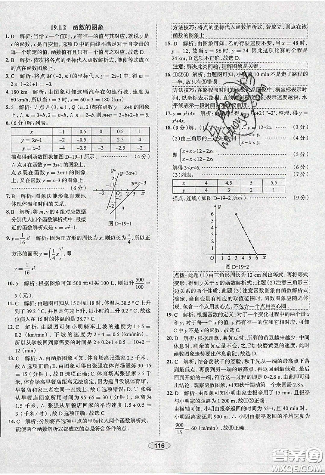 2020年中學(xué)教材全練八年級數(shù)學(xué)下冊人教版答案