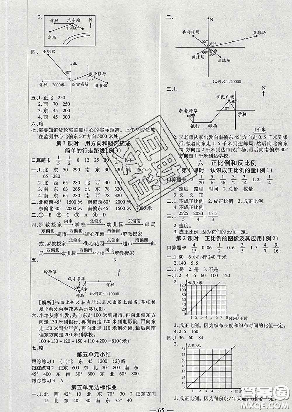 2020新版培優(yōu)紅領巾樂園六年級數(shù)學下冊蘇教版五星答案