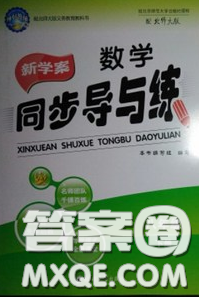 鄭州大學出版社2020新學案同步導與練數(shù)學八年級下冊北師大版答案