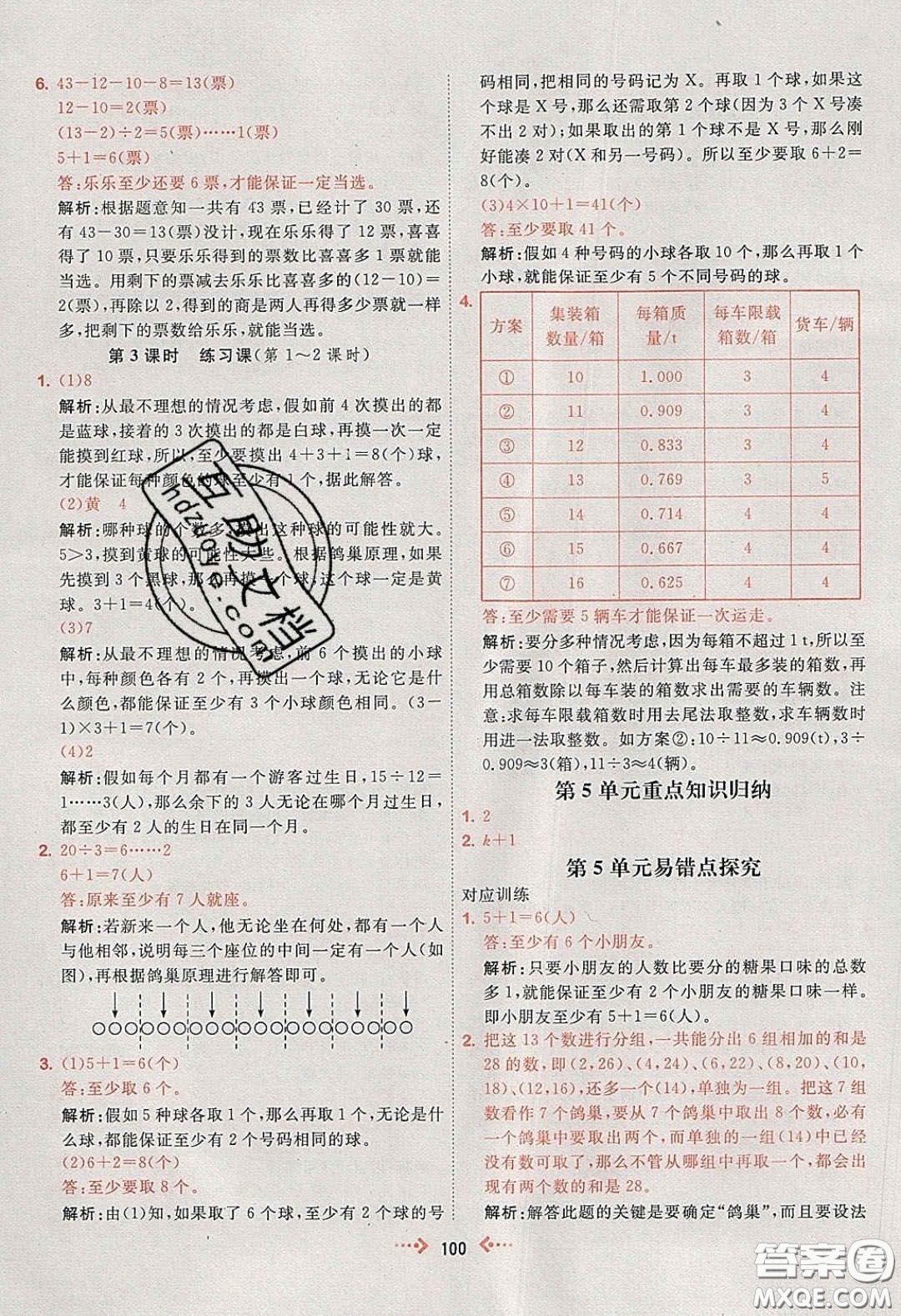 2020春快樂小博士鞏固與提高六年級(jí)數(shù)學(xué)下冊(cè)人教版答案