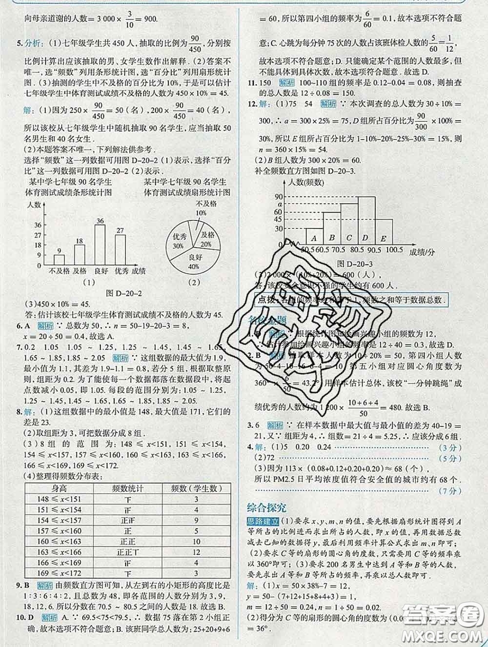 現(xiàn)代教育出版社2020新版走向中考考場(chǎng)八年級(jí)數(shù)學(xué)下冊(cè)滬科版答案