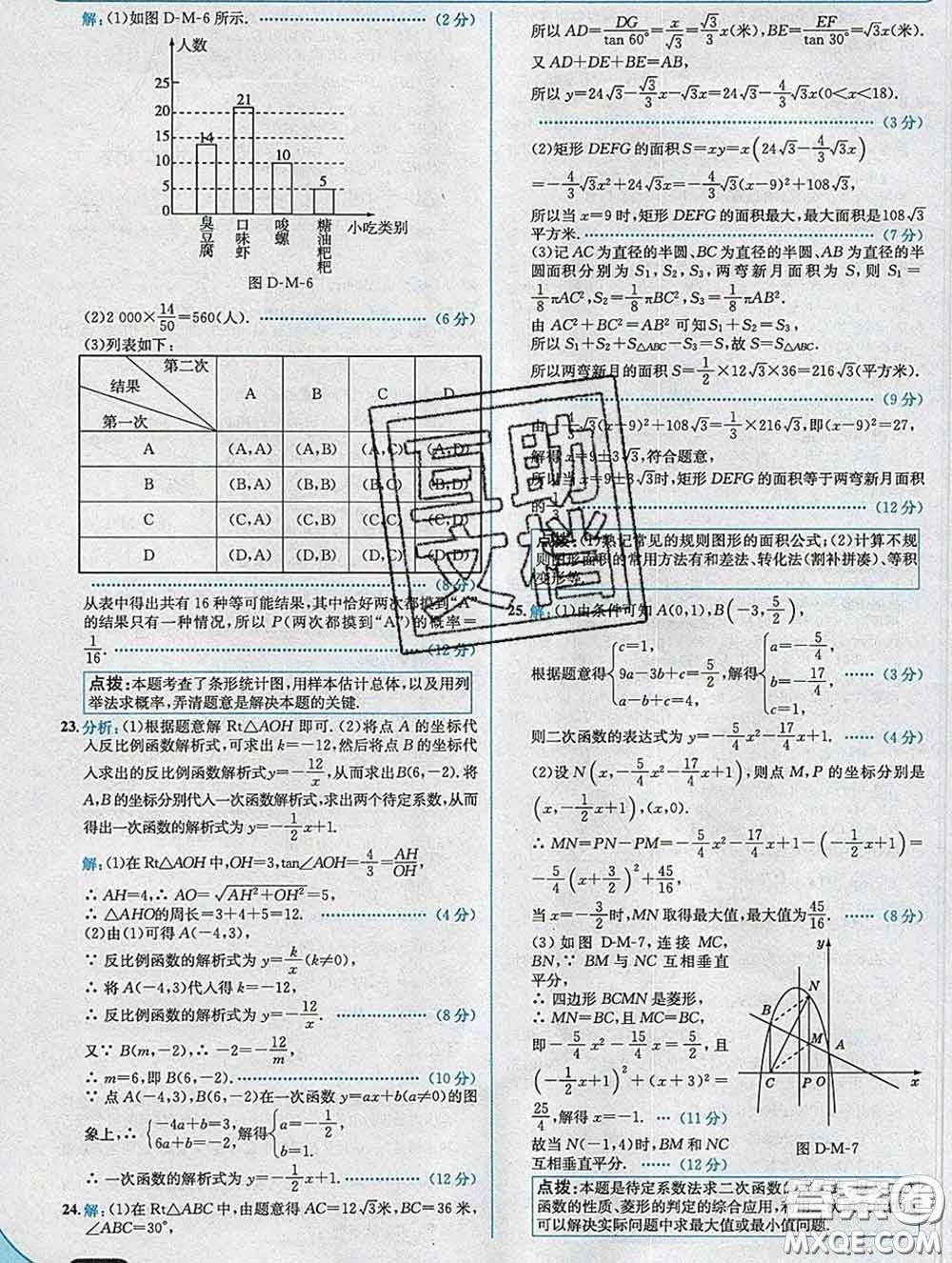 現(xiàn)代教育出版社2020新版走向中考考場九年級數(shù)學(xué)下冊青島版答案