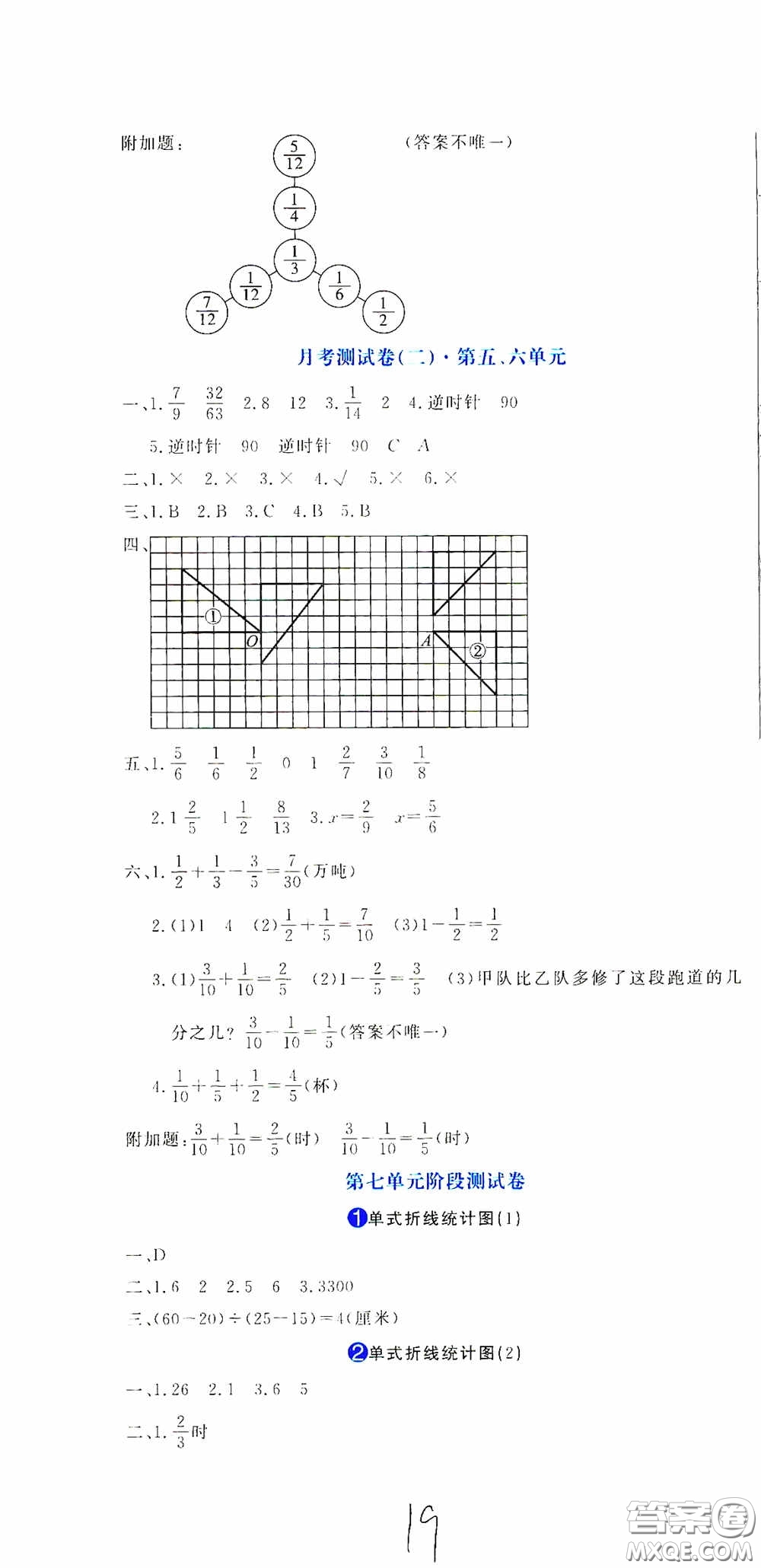 北京教育出版社2020提分教練優(yōu)學(xué)導(dǎo)練測試卷五年級語文下冊人教版答案