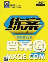 2020新版練案課時(shí)作業(yè)本九年級(jí)語文下冊(cè)人教版答案