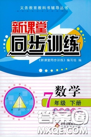 北京教育出版社2020新課堂同步訓(xùn)練七年級(jí)數(shù)學(xué)下冊(cè)北師大版答案