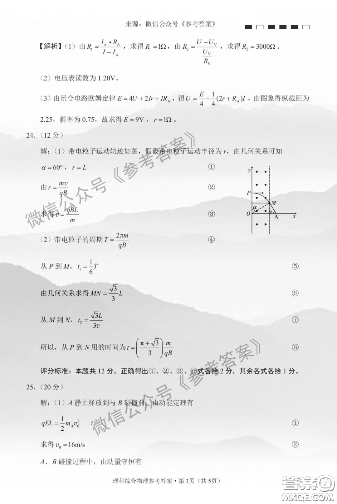 云南師大附中2020屆高考適應(yīng)性月考卷七理科綜合答案