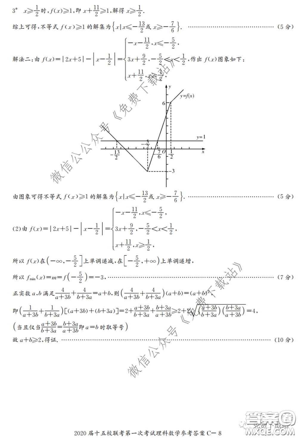 2020屆湘贛皖長(zhǎng)郡十五校高三聯(lián)考第一次考試?yán)砜茢?shù)學(xué)試題及答案