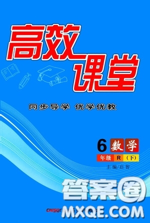 新疆青少年出版社2020高效課堂六年級數(shù)學下冊人教版答案