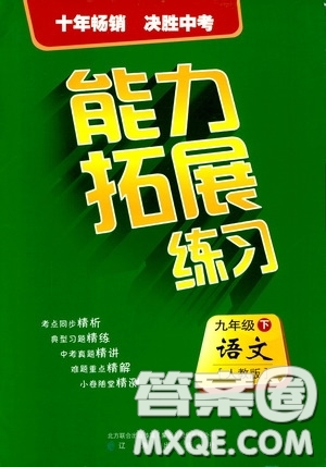 2020年能力拓展練習(xí)九年級下冊語文人教版參考答案