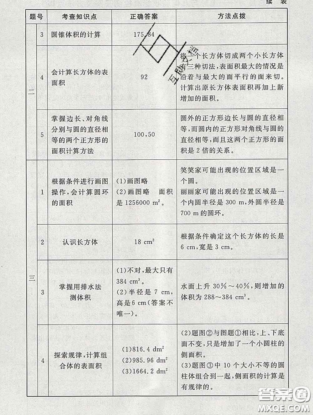 2020春海淀名師伴你學(xué)同步學(xué)練測六年級(jí)數(shù)學(xué)下冊北師版答案