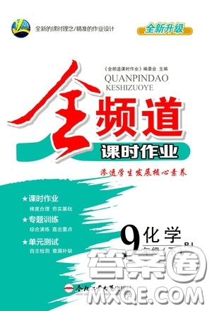 合肥大學(xué)出版社2020全頻道課時作業(yè)九年級化學(xué)下冊人教版答案