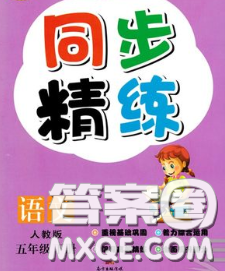 2020新版同步精練五年級(jí)語文下冊人教版參考答案