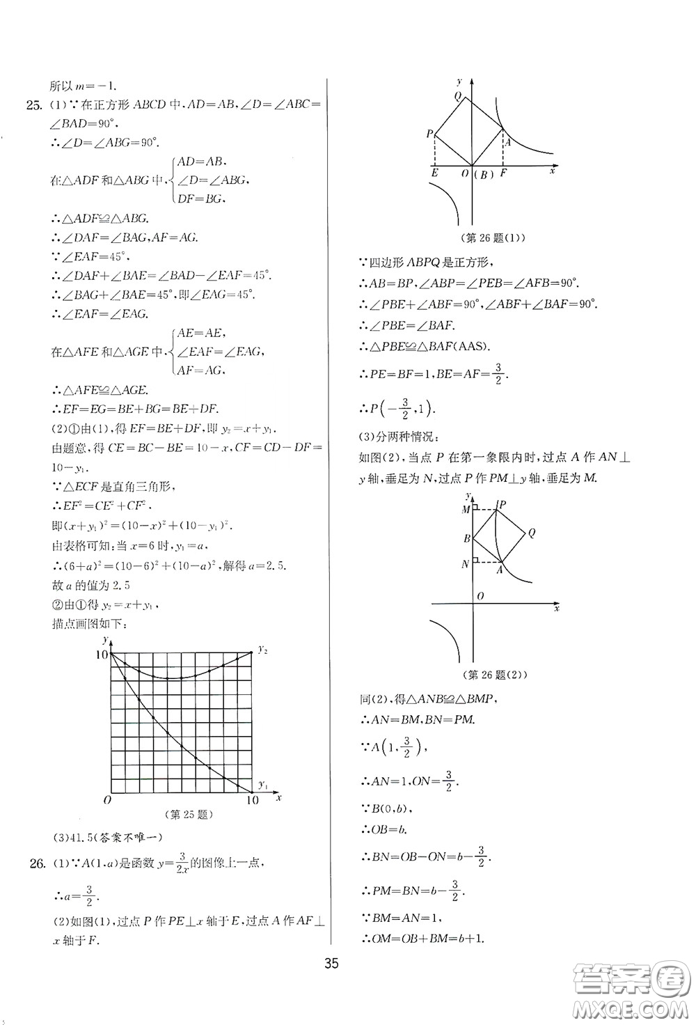 吉林教育出版社2020實驗班提優(yōu)大考卷數(shù)學(xué)八年級下冊蘇科版答案