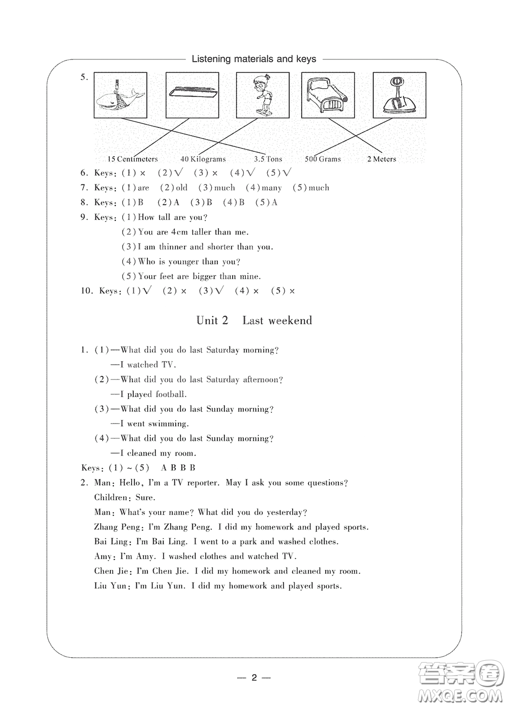 寧波出版社2020學(xué)習(xí)方法指導(dǎo)叢書六年級英語下冊人教版答案