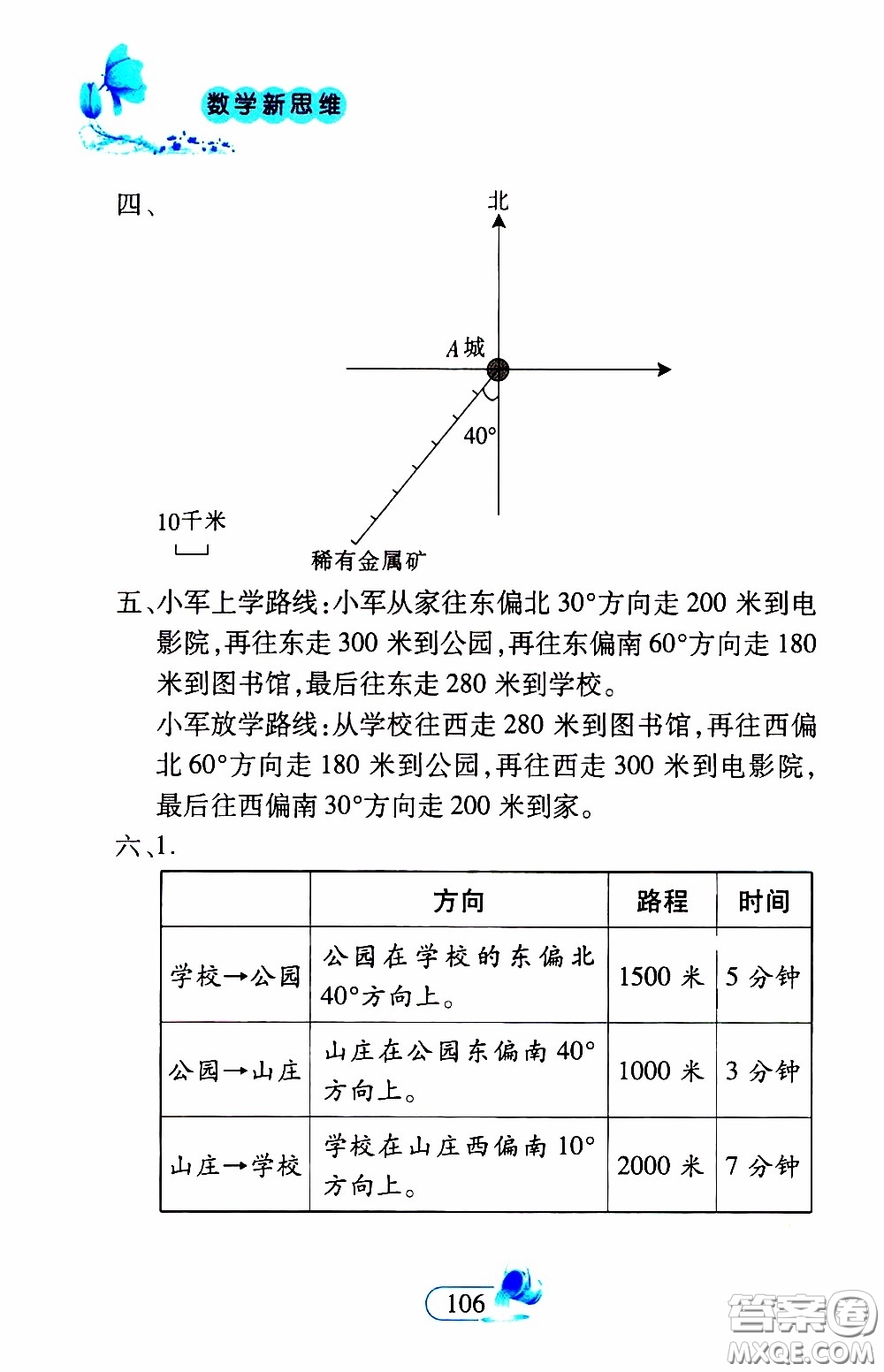 二十一世紀(jì)出版社2020年數(shù)學(xué)新思維四年級(jí)下冊(cè)參考答案