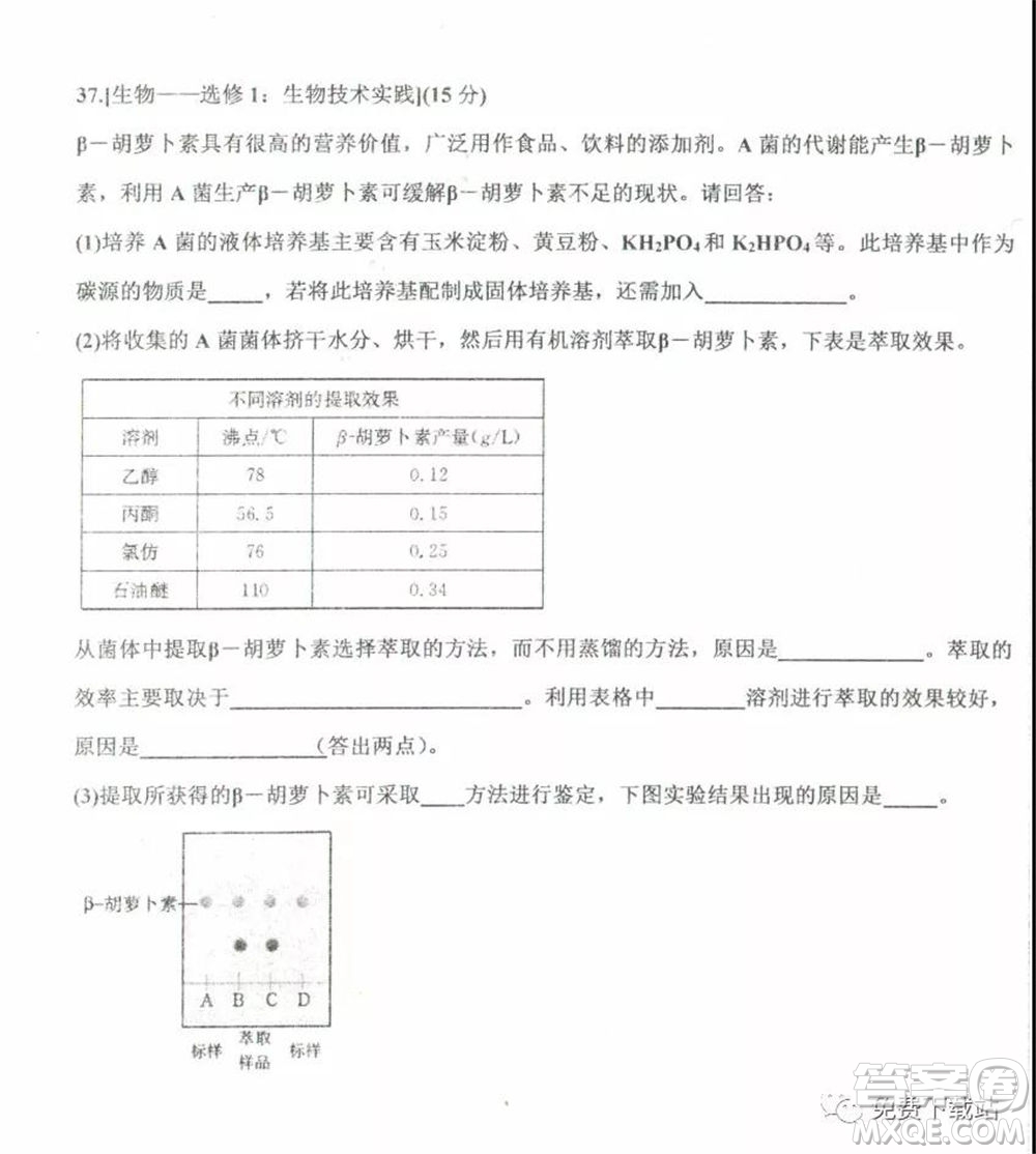 衡水中學(xué)2019-2020學(xué)年度高三年級下學(xué)期期中考試?yán)砜凭C合試題及答案