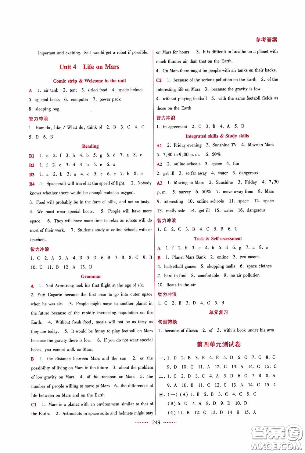 東南大學(xué)出版社2020名師點(diǎn)撥課課通教材全解析九年級英語下冊江蘇版答案