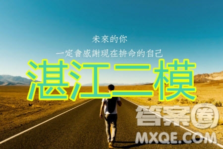 湛江市2020年普通高考測試二文科數(shù)學(xué)試題及答案