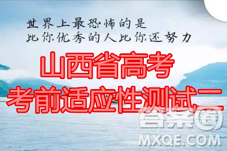 2020年山西省高考考前適應(yīng)性測(cè)試二理科數(shù)學(xué)試題及答案