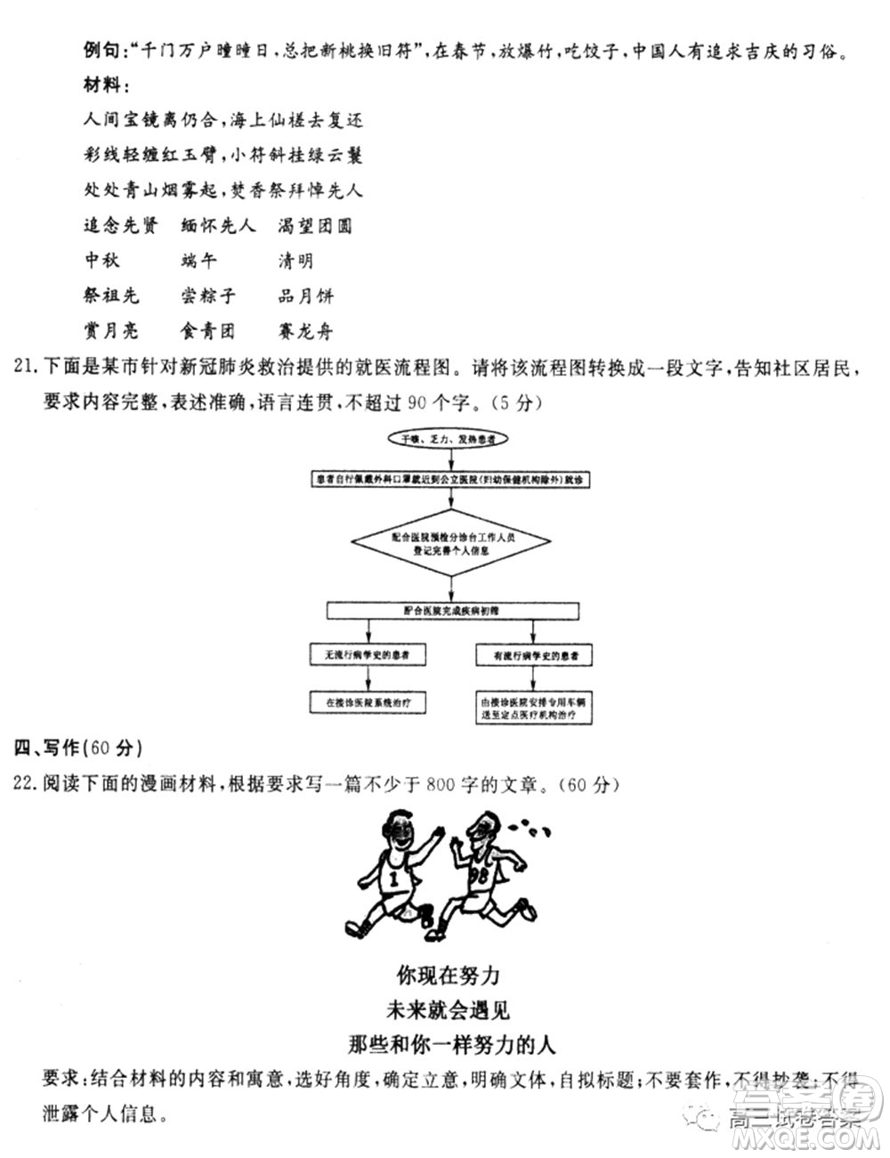 學(xué)海園大聯(lián)考2020屆高三沖刺卷一語文試題及答案