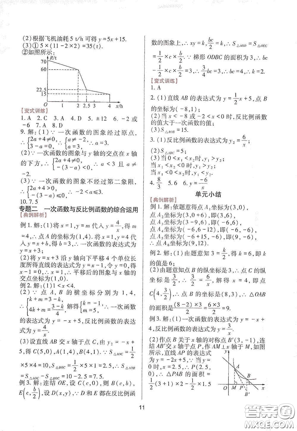 四川教育出版社2020新課程實(shí)踐與探究叢書八年級(jí)數(shù)學(xué)下冊(cè)華東師大版答案